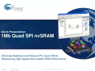 Quick Presentation:  1Mb Quad SPI nvSRAM