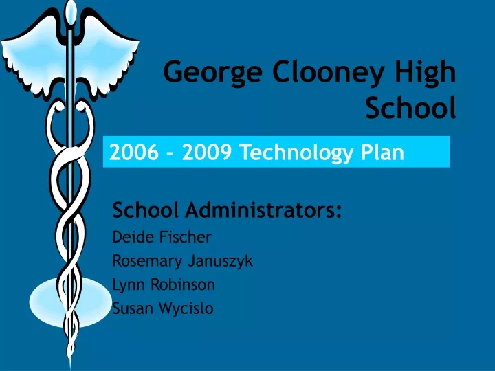 george clooney high school