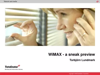 WiMAX - a sneak preview