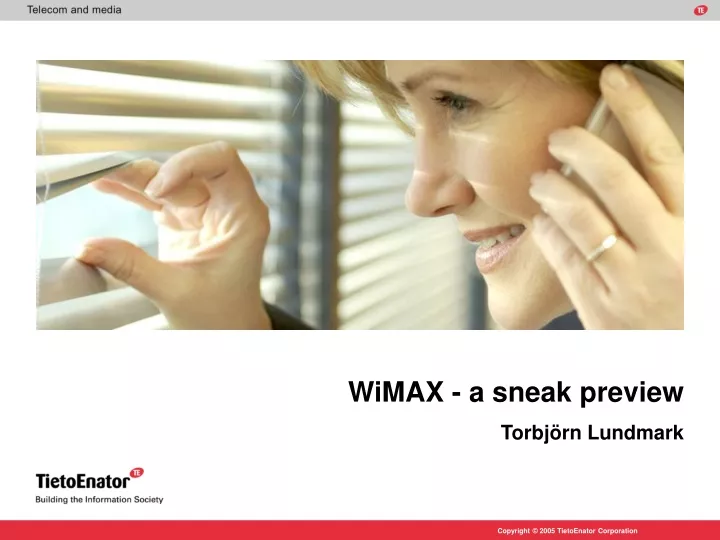 wimax a sneak preview