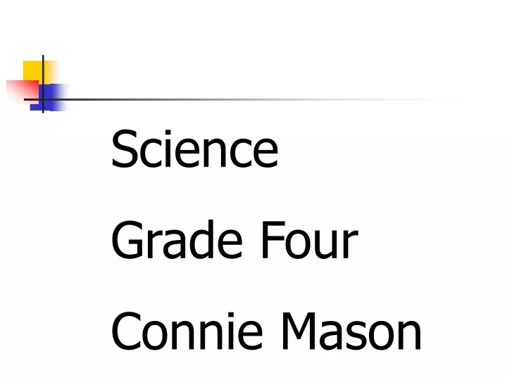 science grade four connie mason