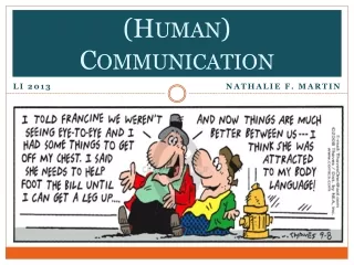 (Human) Communication
