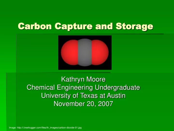 carbon capture and storage