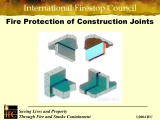 Fire Protection of Construction Joints