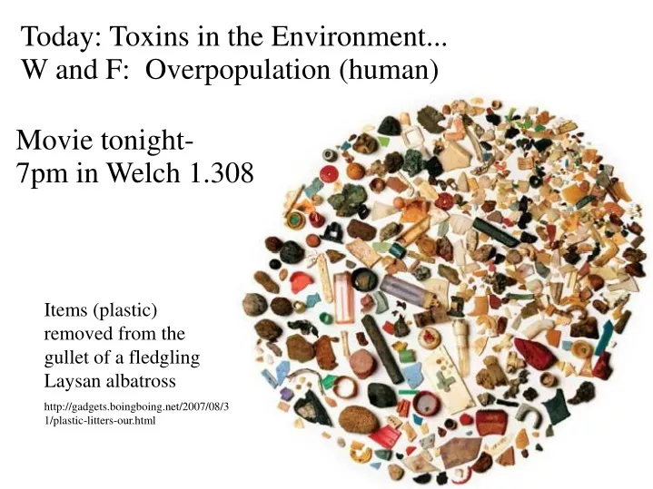today toxins in the environment