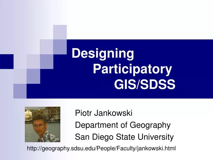 designing participatory gis sdss