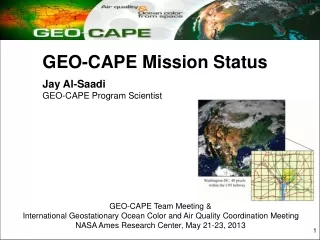 GEO-CAPE Mission Status