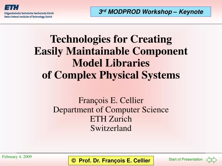 technologies for creating easily maintainable component model libraries of complex physical systems
