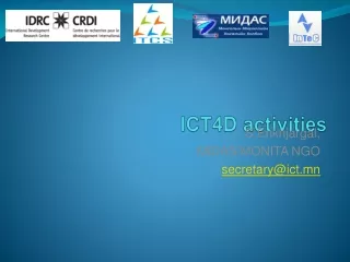 ICT4D activities