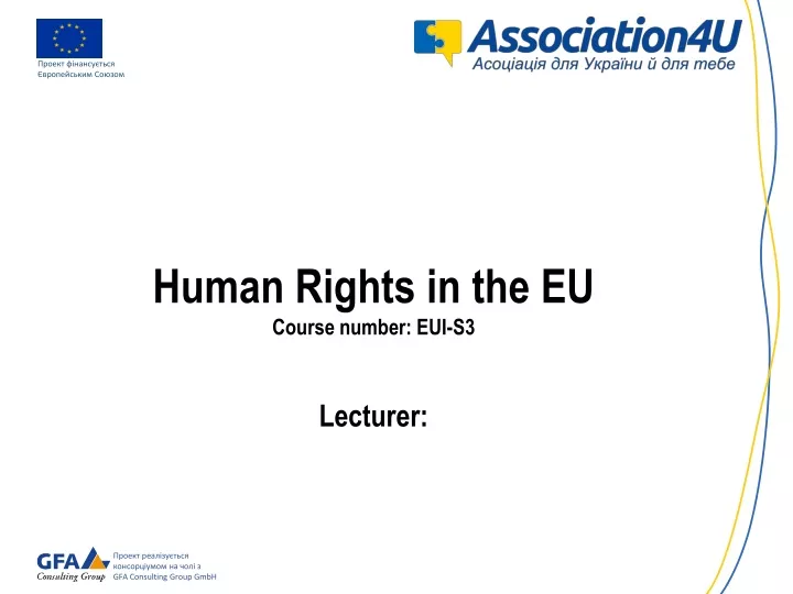 human rights in the eu course number eui s3 lecturer