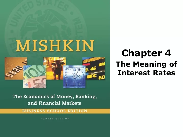 chapter 4 the meaning of interest rates