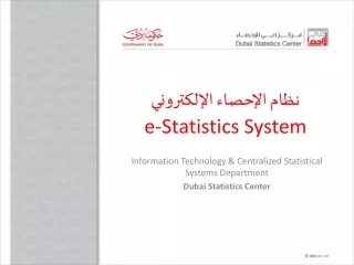 Information  Technology &amp; Centralized Statistical Systems  Department Dubai Statistics Center