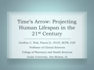 Geoffrey C. Wall,  Pharm.D ., FCCP, BCPS, CGP Professor of Clinical Sciences