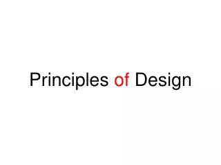 Principles  of  Design