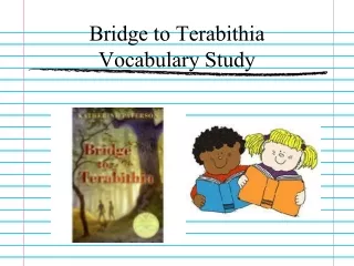 Bridge to Terabithia Vocabulary Study