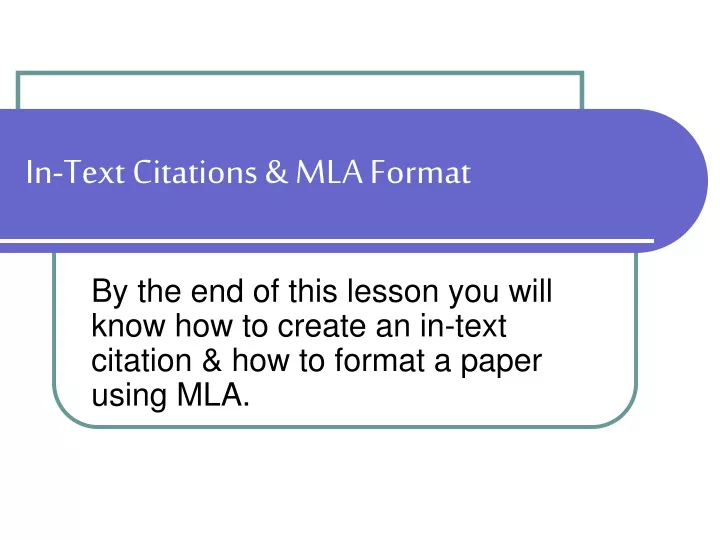 in text citations mla format