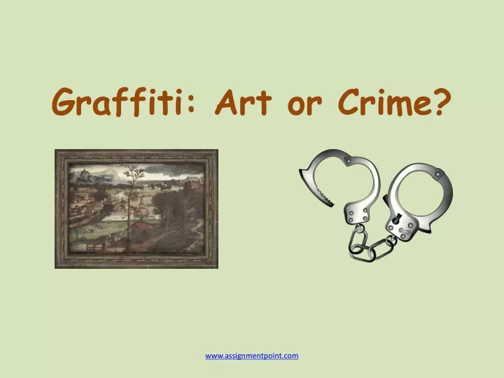graffiti art or crime