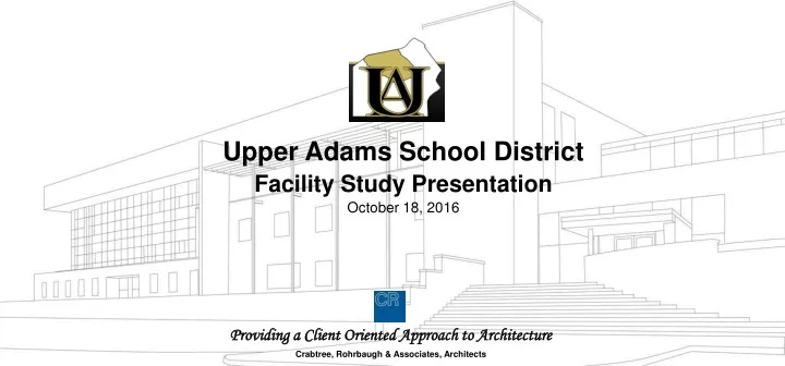 upper adams school district facility study