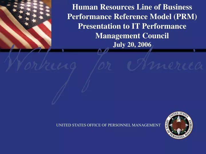human resources line of business performance