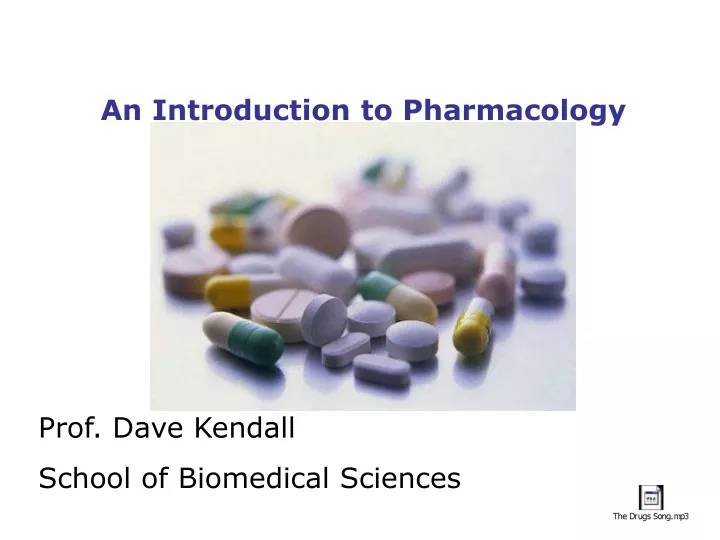 an introduction to pharmacology