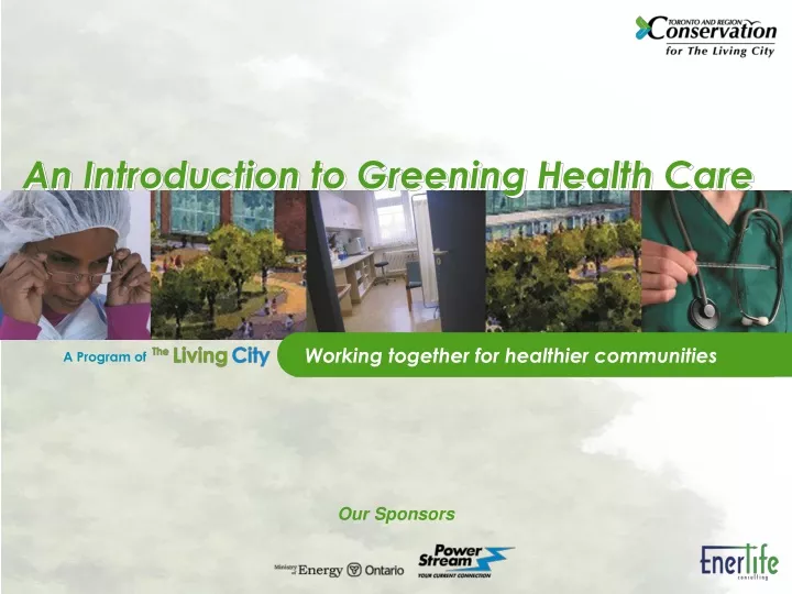 an introduction to greening health care