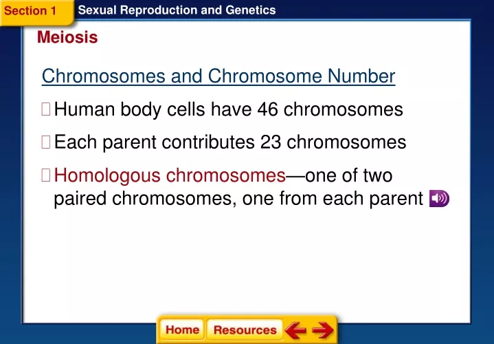 sexual reproduction and genetics