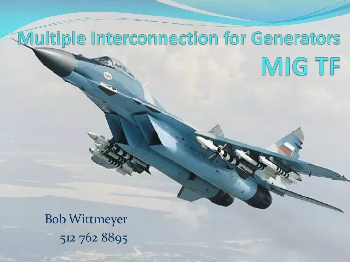 multiple interconnection for generators mig tf
