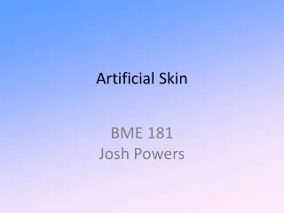 Artificial Skin