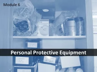 Personal Protective Equipment