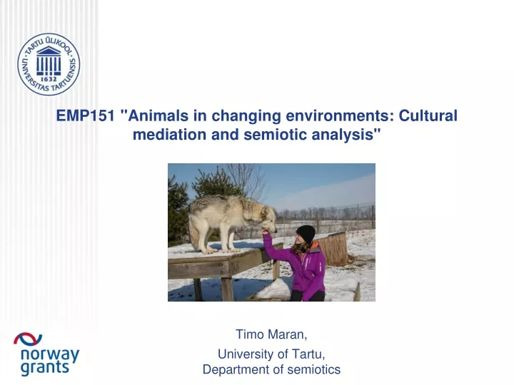 emp151 animals in changing environments cultural mediation and semiotic analysis