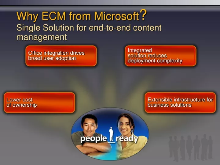 why ecm from microsoft single solution for end to end content management