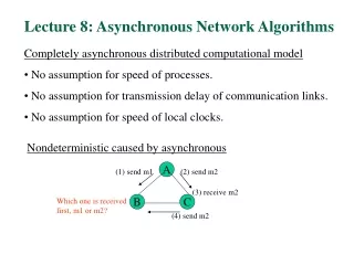 Lecture 8: Asynchronous Network Algorithms