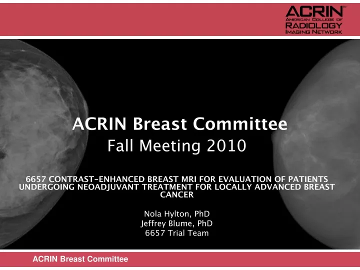 acrin breast committee