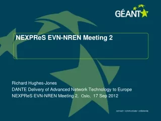 NEXPReS EVN-NREN Meeting 2