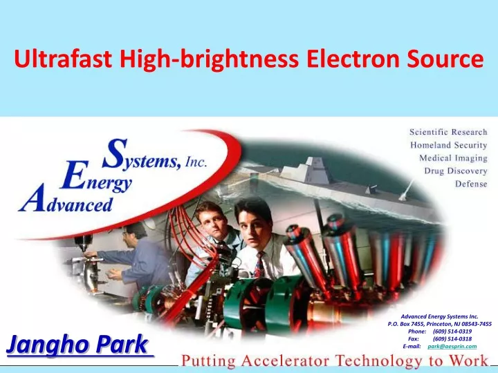 ultrafast high brightness electron source