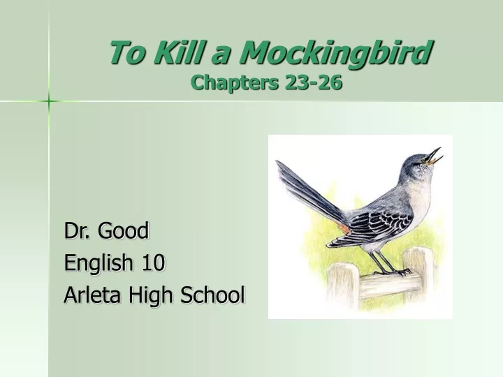 to kill a mockingbird chapters 23 26