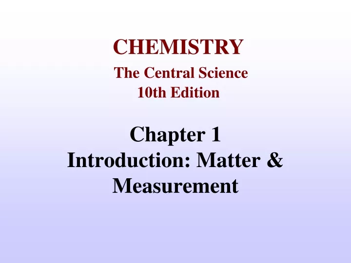 chapter 1 introduction matter measurement