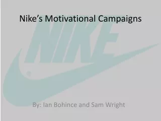 Nike’s Motivational Campaigns