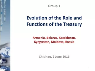 Group 1 Evolution of the Role and Functions of the Treasury