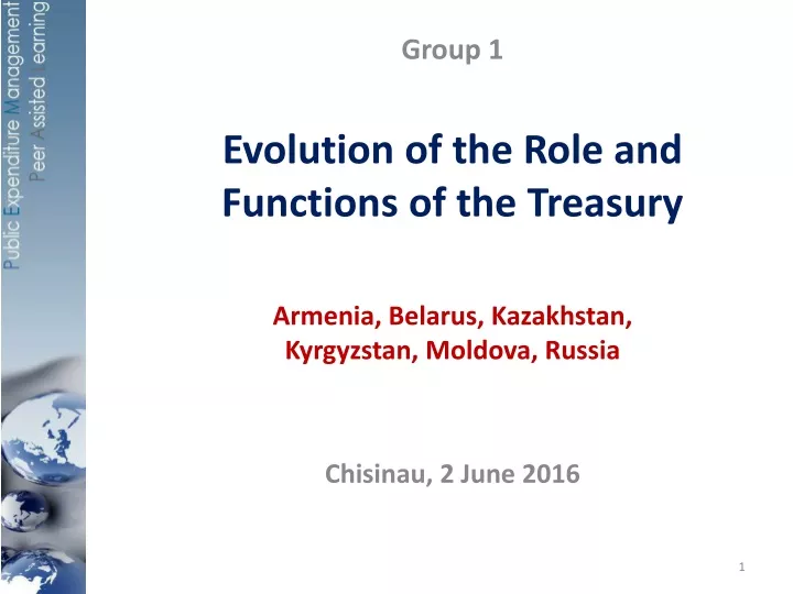 group 1 evolution of the role and functions