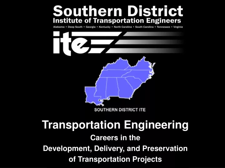 transportation engineering careers