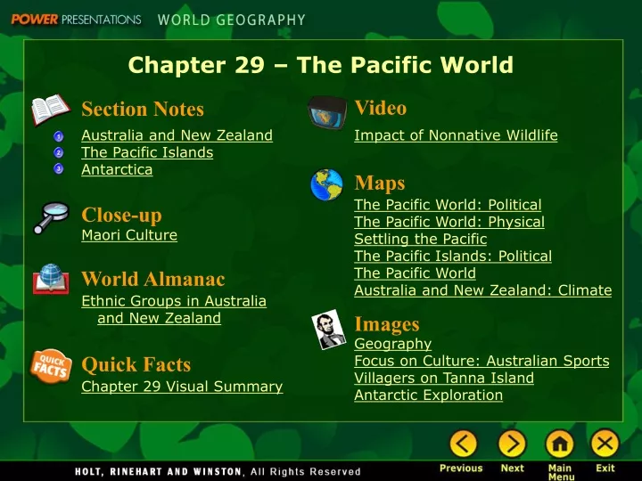 chapter 29 the pacific world