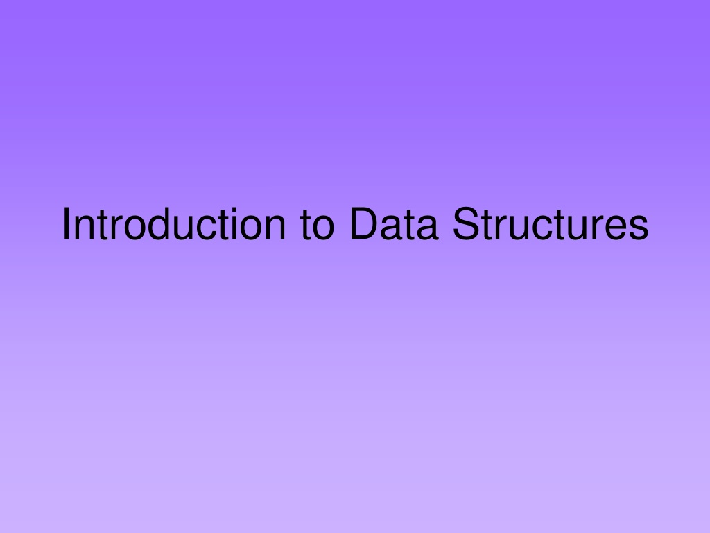 PPT - Data Structures: Overview & Examples PowerPoint Presentation - ID ...
