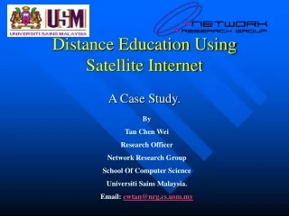 Distance Education Using Satellite Internet
