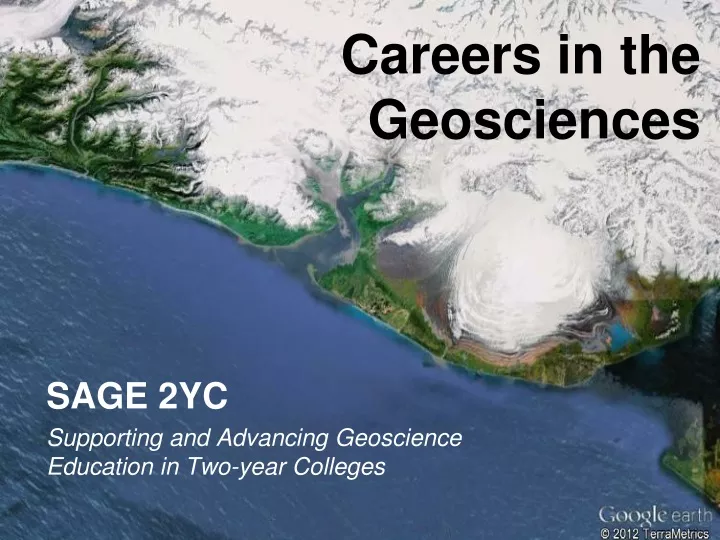 careers in the geosciences