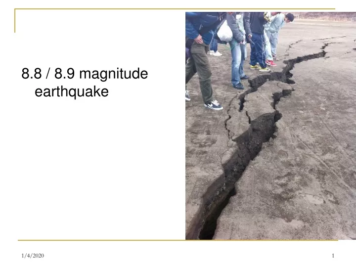 8 8 8 9 magnitude earthquake
