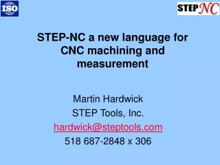 STEP-NC a new language for CNC machining and measurement