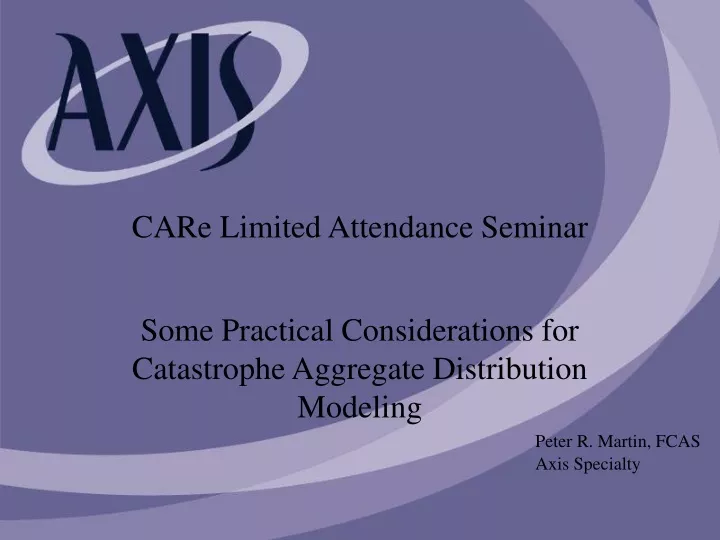 care limited attendance seminar