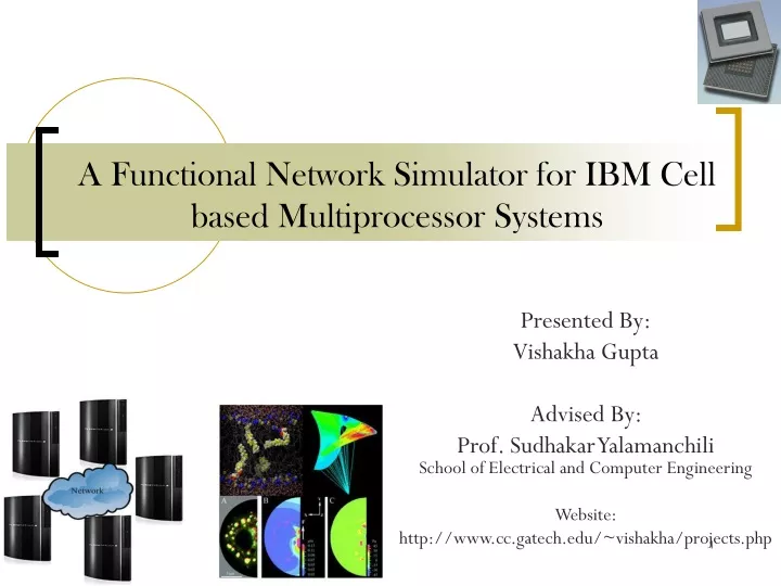 a functional network simulator for ibm cell based multiprocessor systems