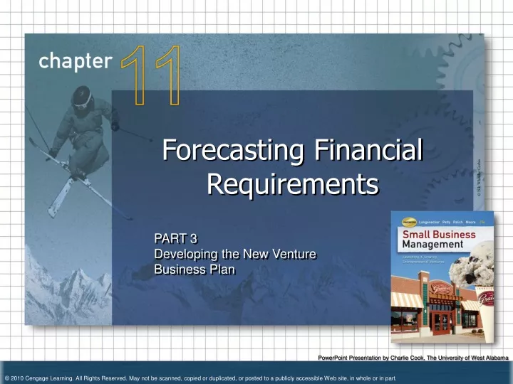 forecasting financial requirements